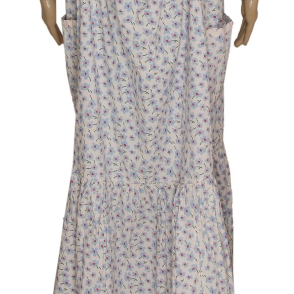 Floral Midi Dress in White - Picture 4 of 6